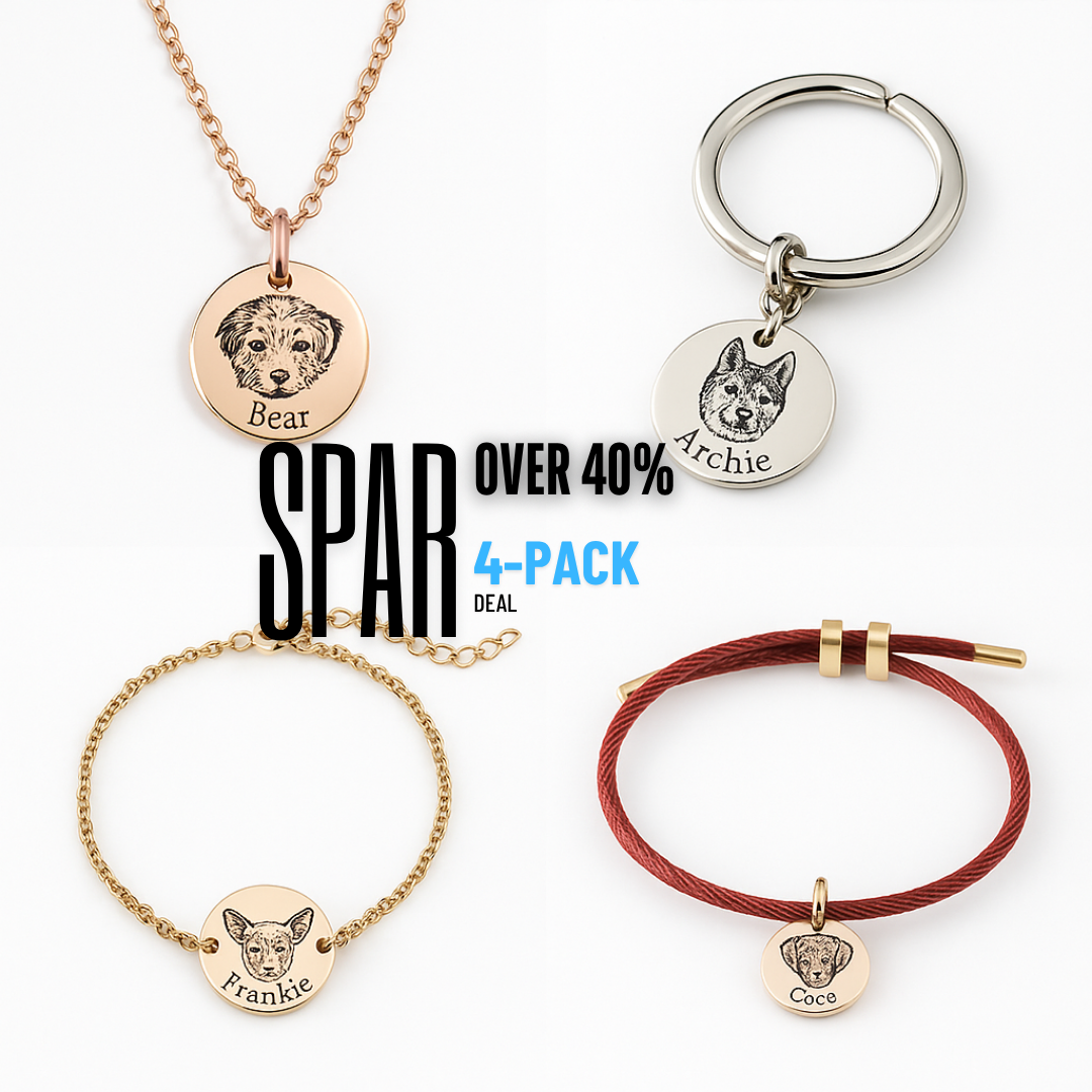 Gravert Pakkedeal med ditt kjæledyrs ansikt 🐾