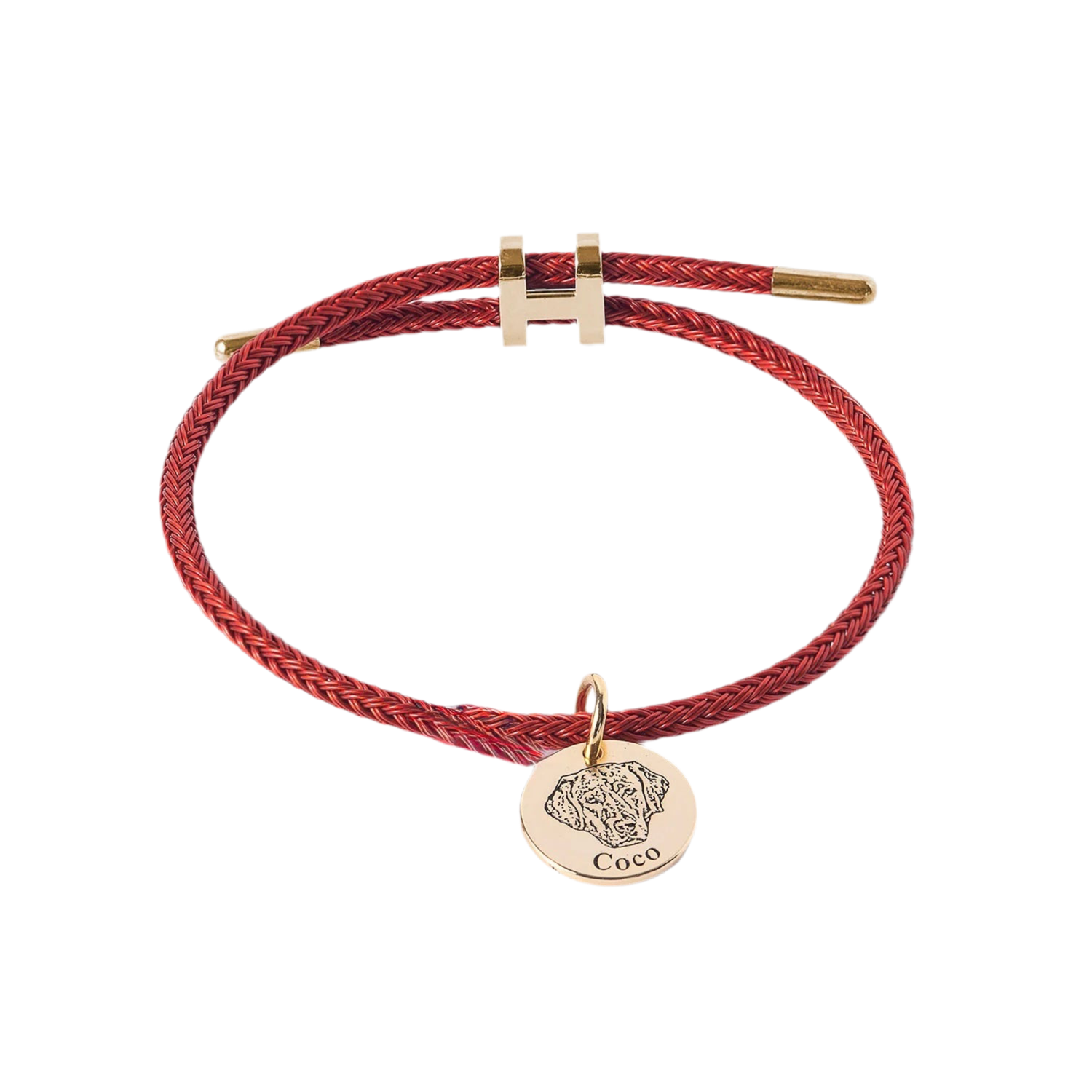 Gravert - Armbånd med ditt kjæledyrs ansikt 🐾